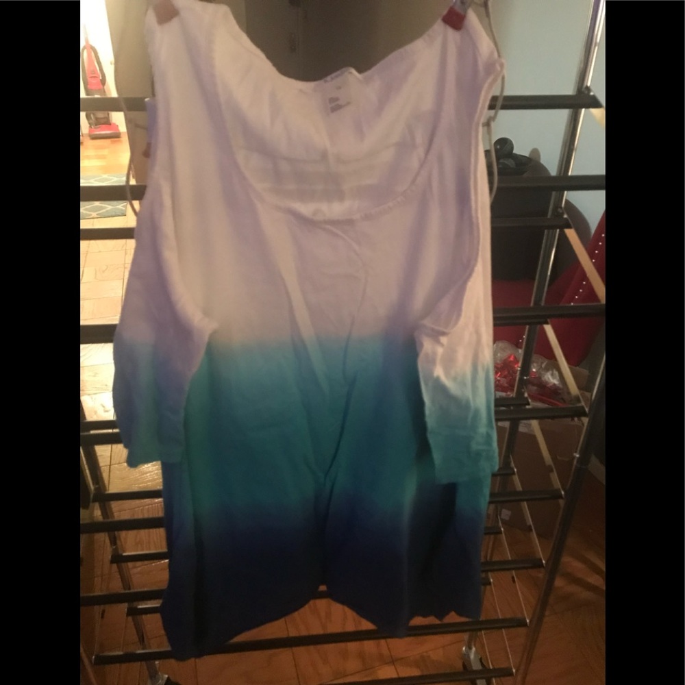 Kjordan no shoulders shirt 1x nwot